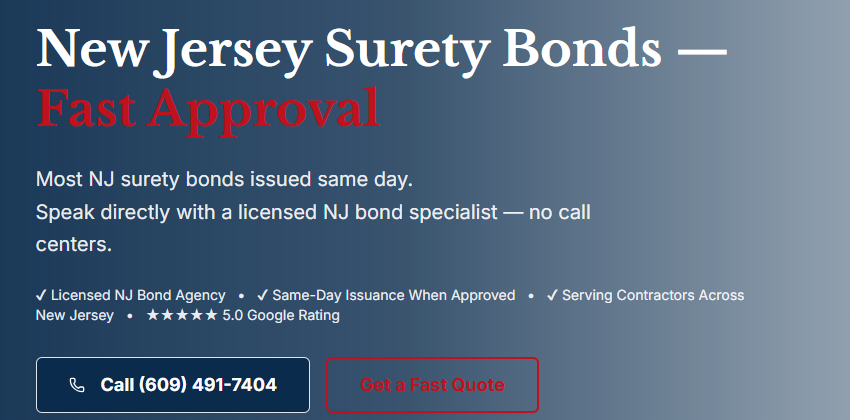 Can Do Surety Bonds website results
